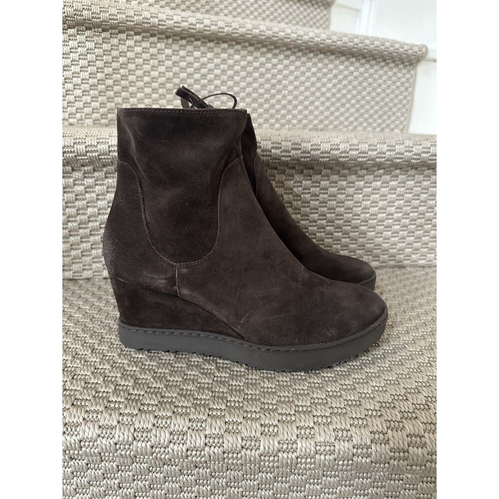 Sofft Aqua Shary Women's 10 M Waterproof Leather Wedge Boot Bootie Non Slip